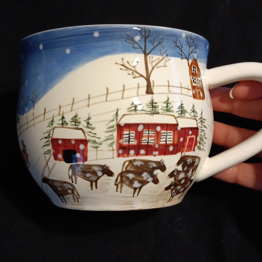 Vintage Bath and Body Works holiday mug